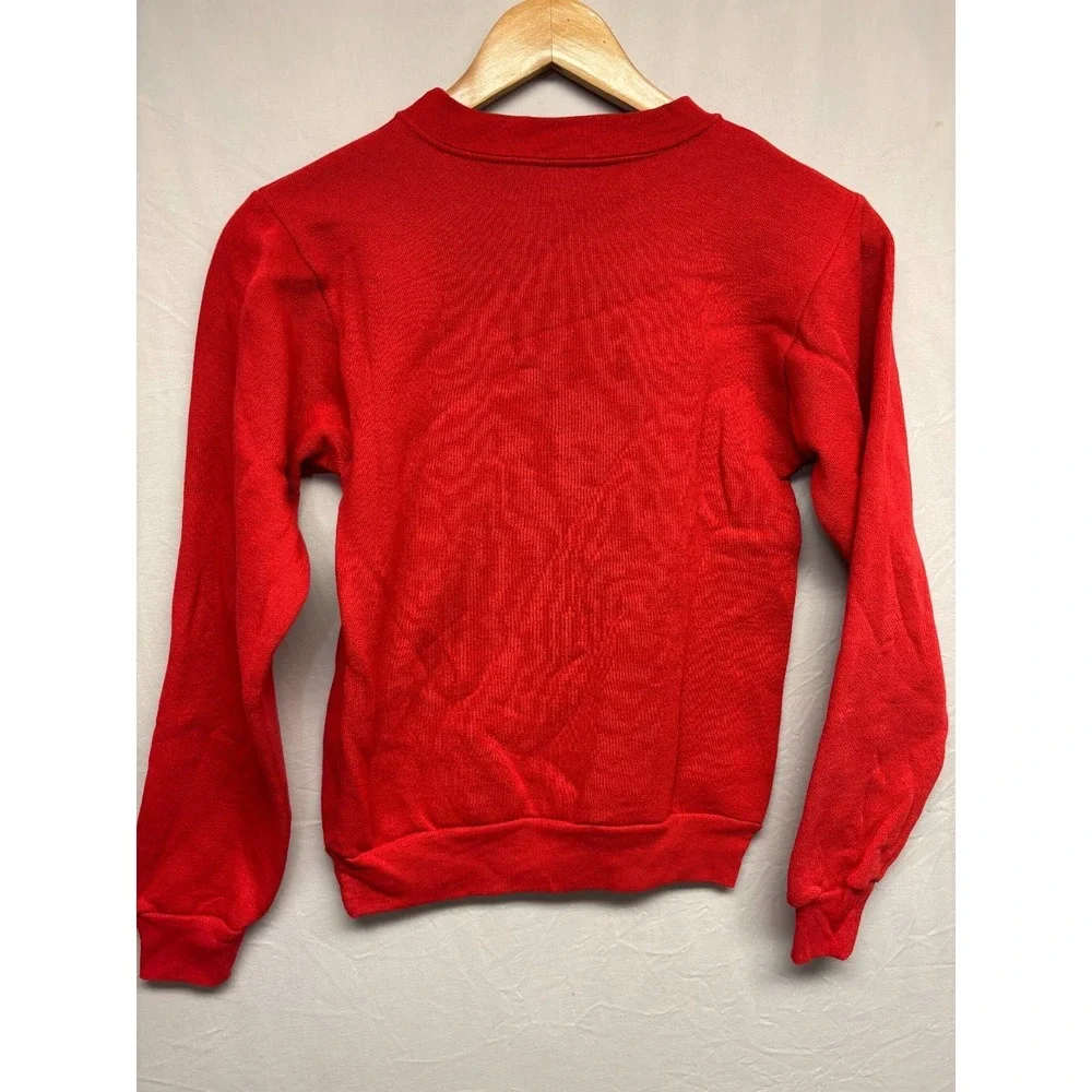 St. Louis Cardinals Majestic MLB Sweatshirt Youth Red Graphic Crewneck NWT Small